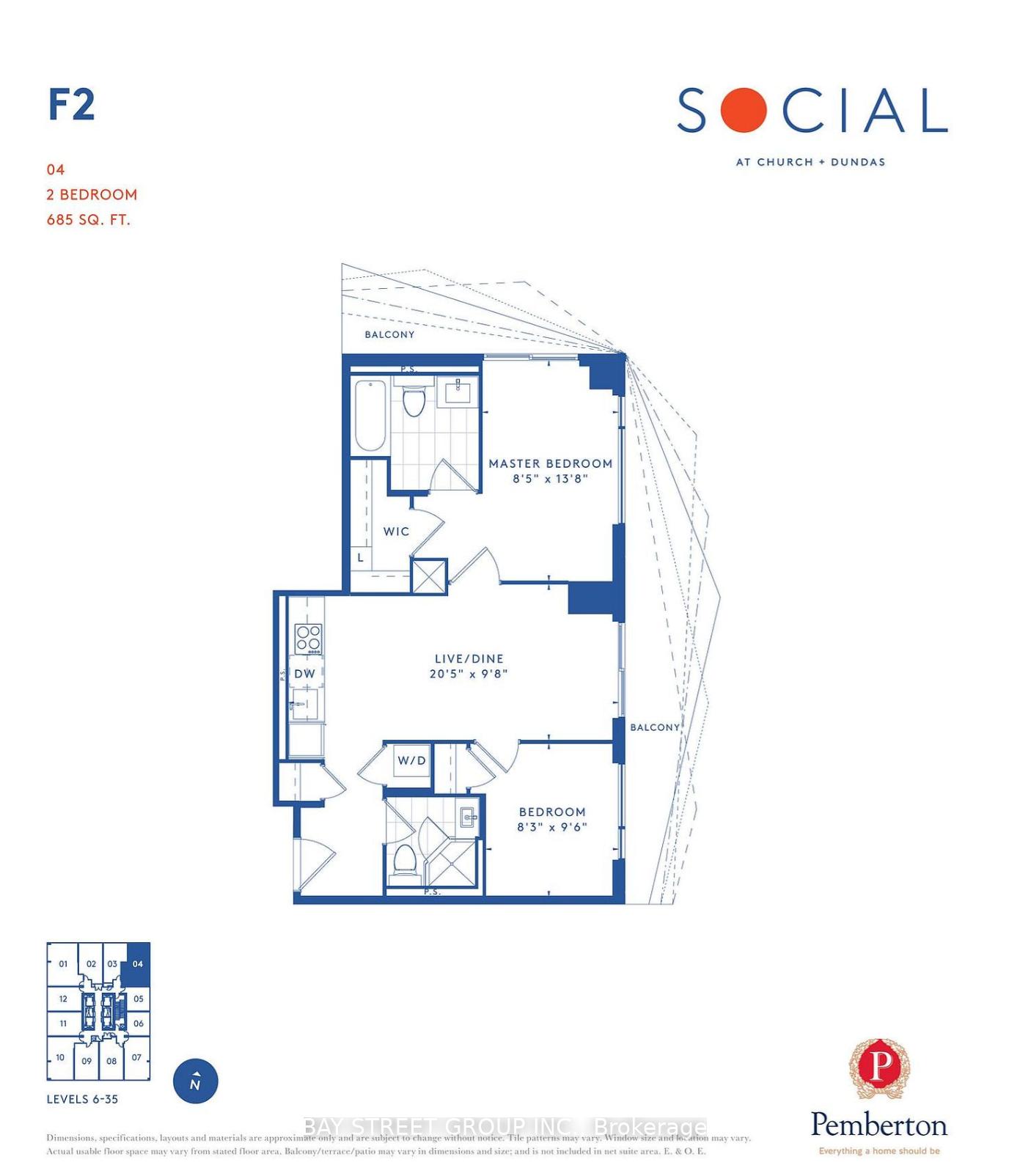 100 Dalhousie Street 1104, Toronto C08, ON M5B 0C7
