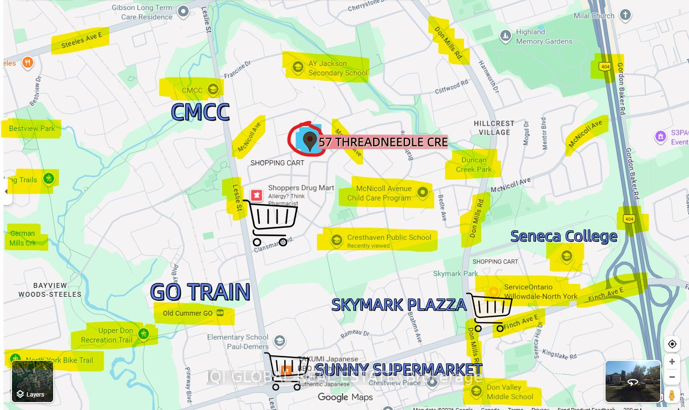57 Threadneedle Crescent, Toronto C15, ON M2H 1Z7