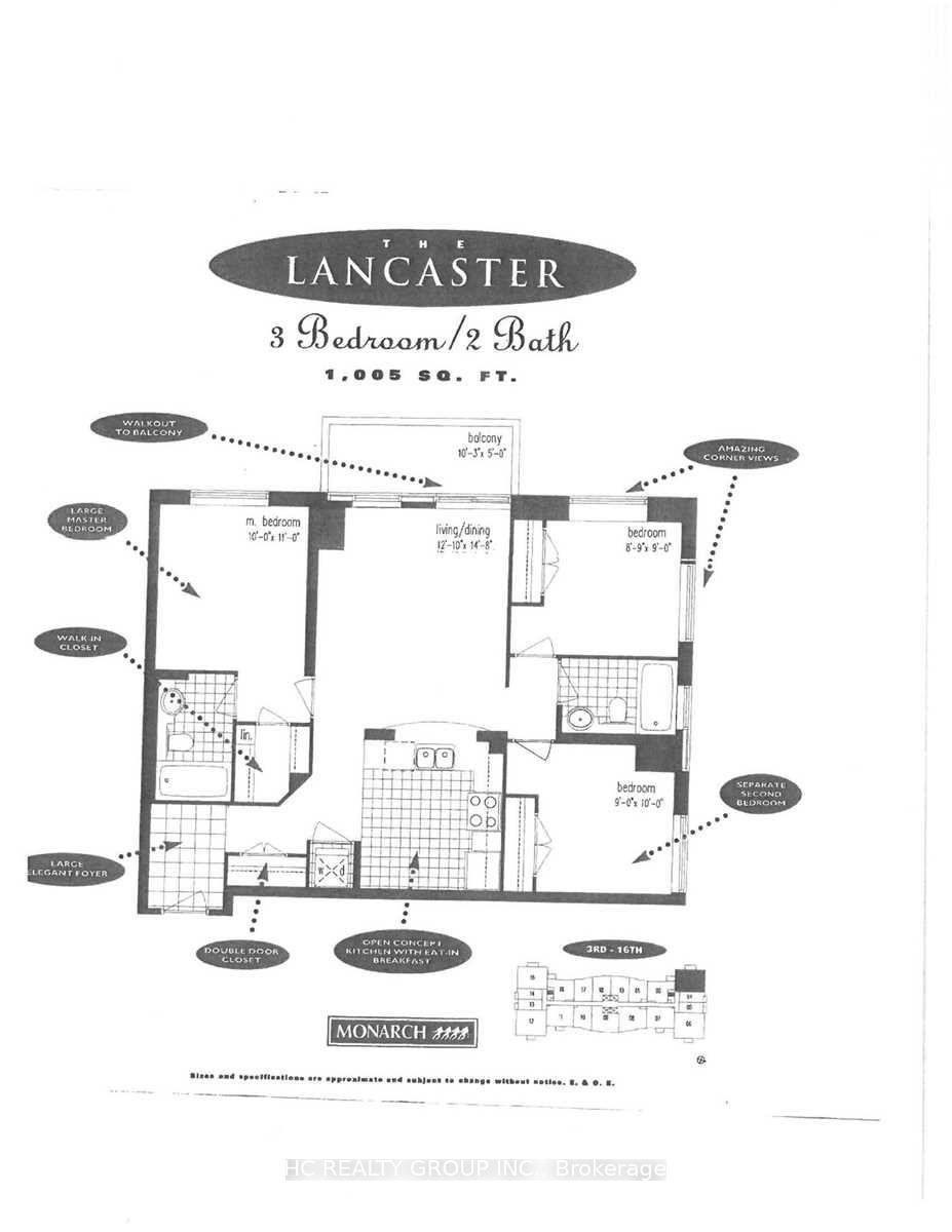 188 Doris Avenue 1003, Toronto C14, ON M2N 6Z5 — Toronto C14, Ontario