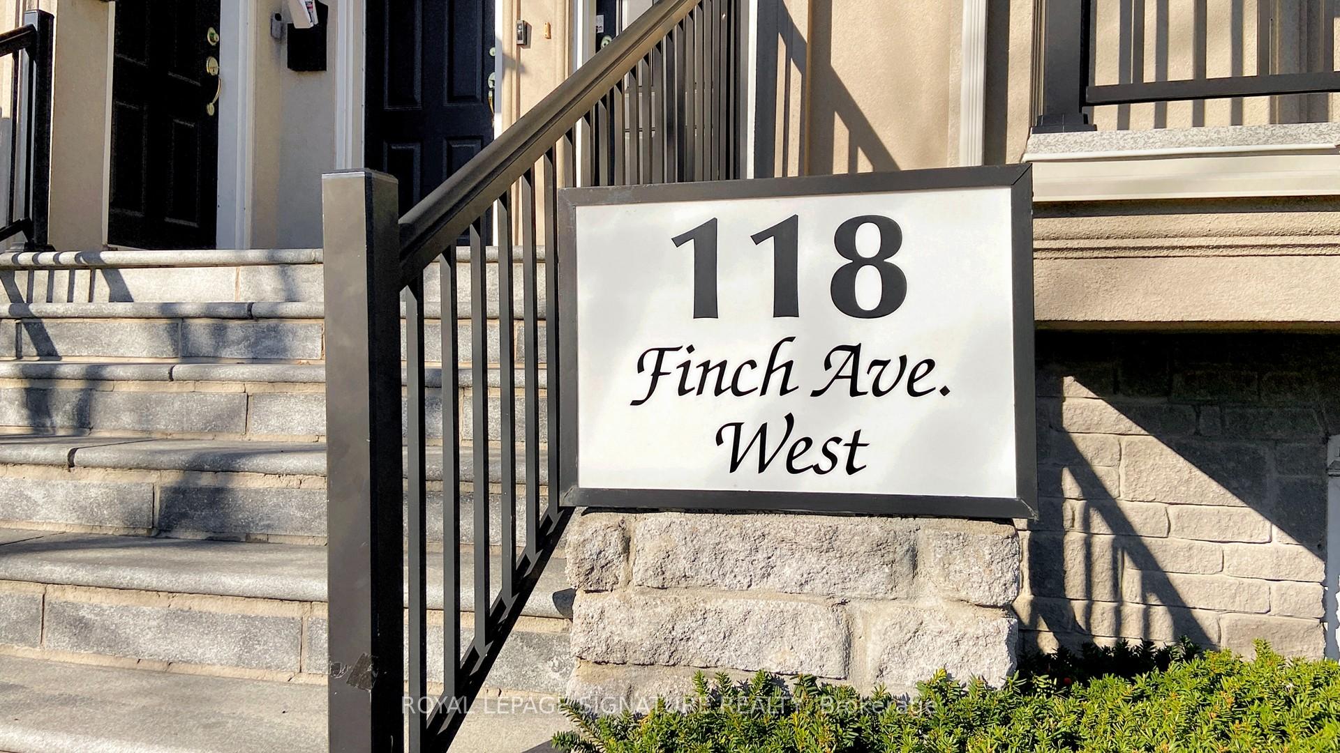 118 Finch Avenue W TH5, Toronto C07, ON M2N 7G2 — Toronto C07, Ontario