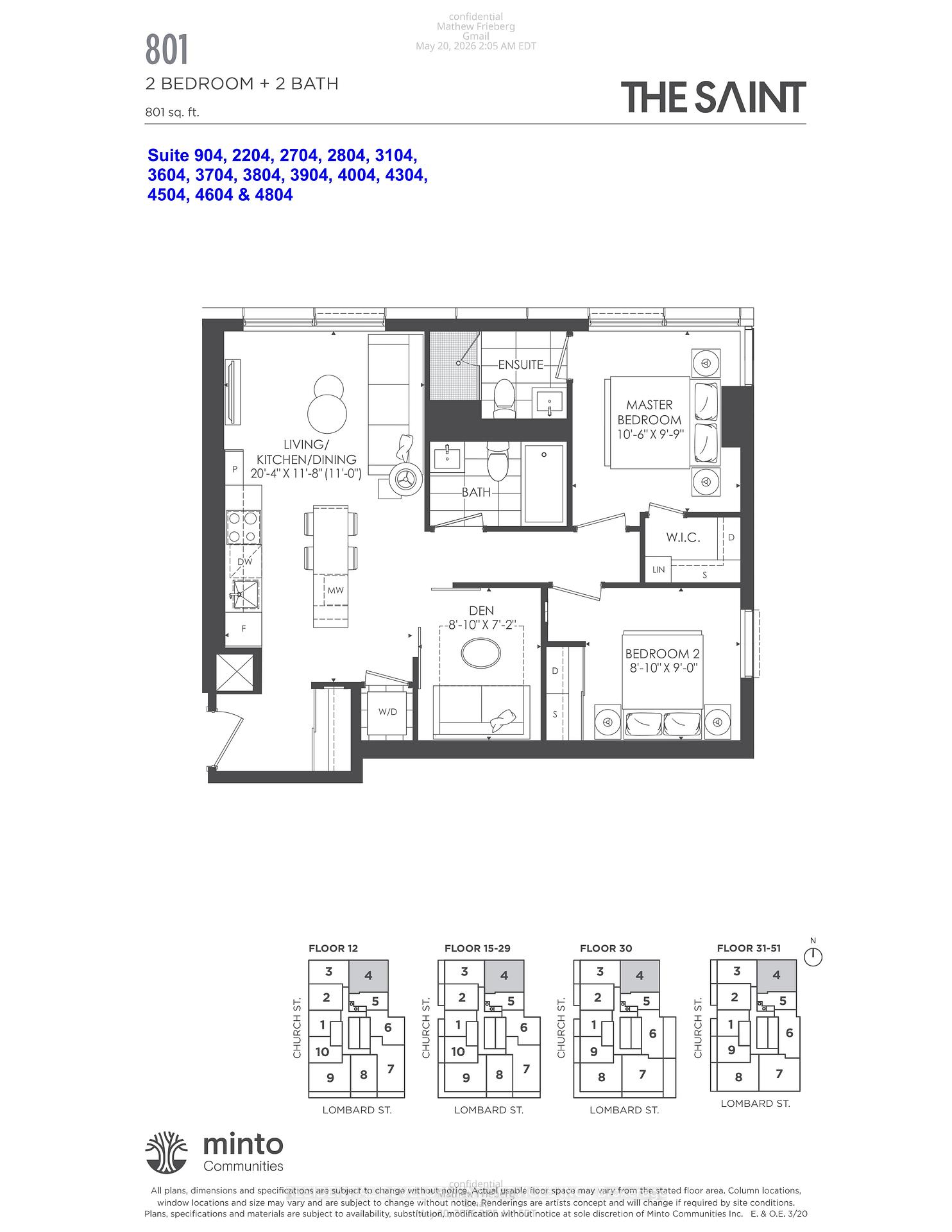 89 Church Street 2704, Toronto C08, ON M5C 0B7