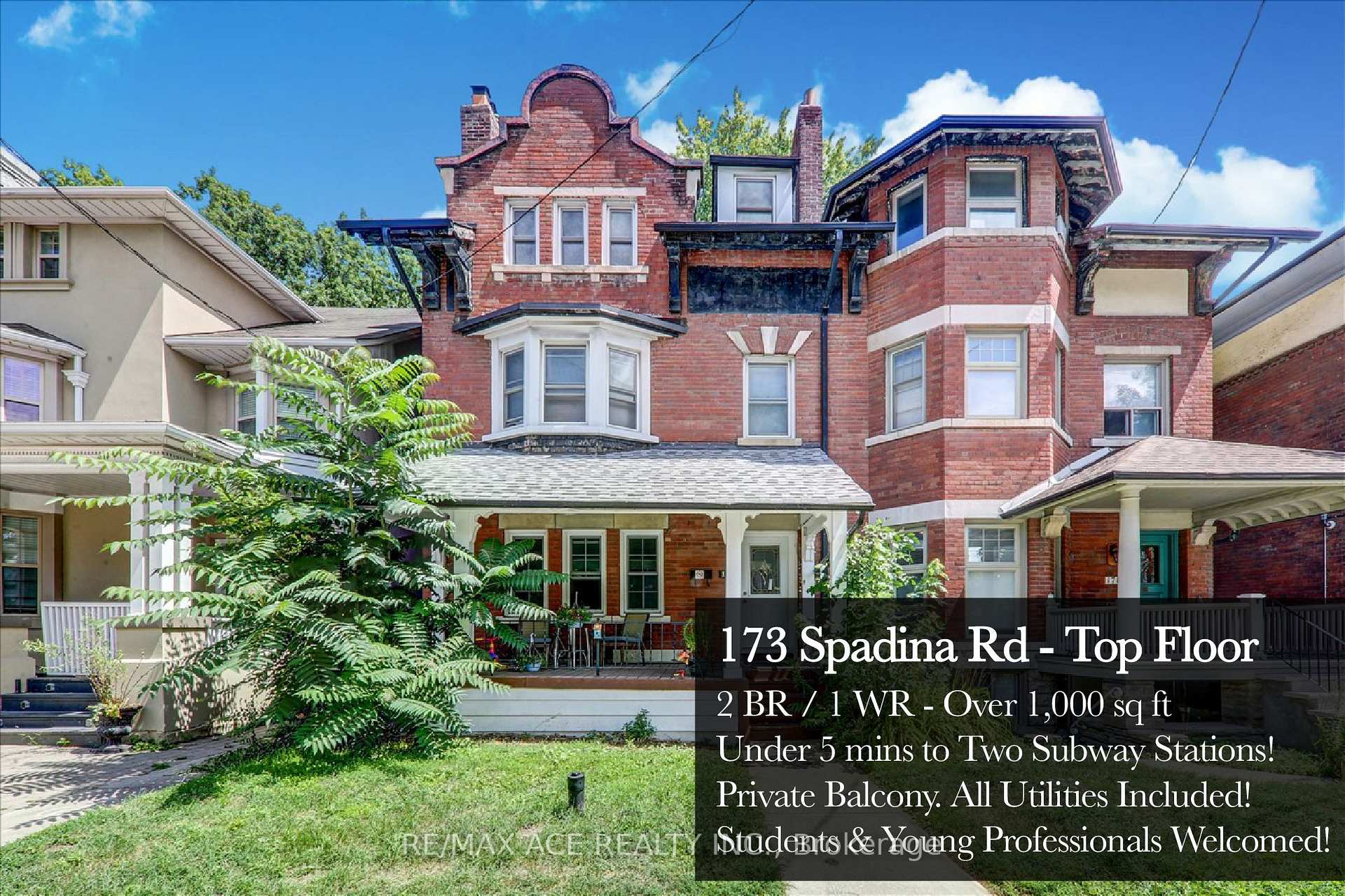 173 Spadina Road Floor 3, Toronto C02, ON M5R 2T9