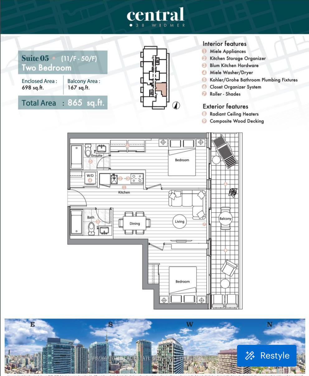 38 Widmer Street 505, Toronto C01, ON M5V 2E9