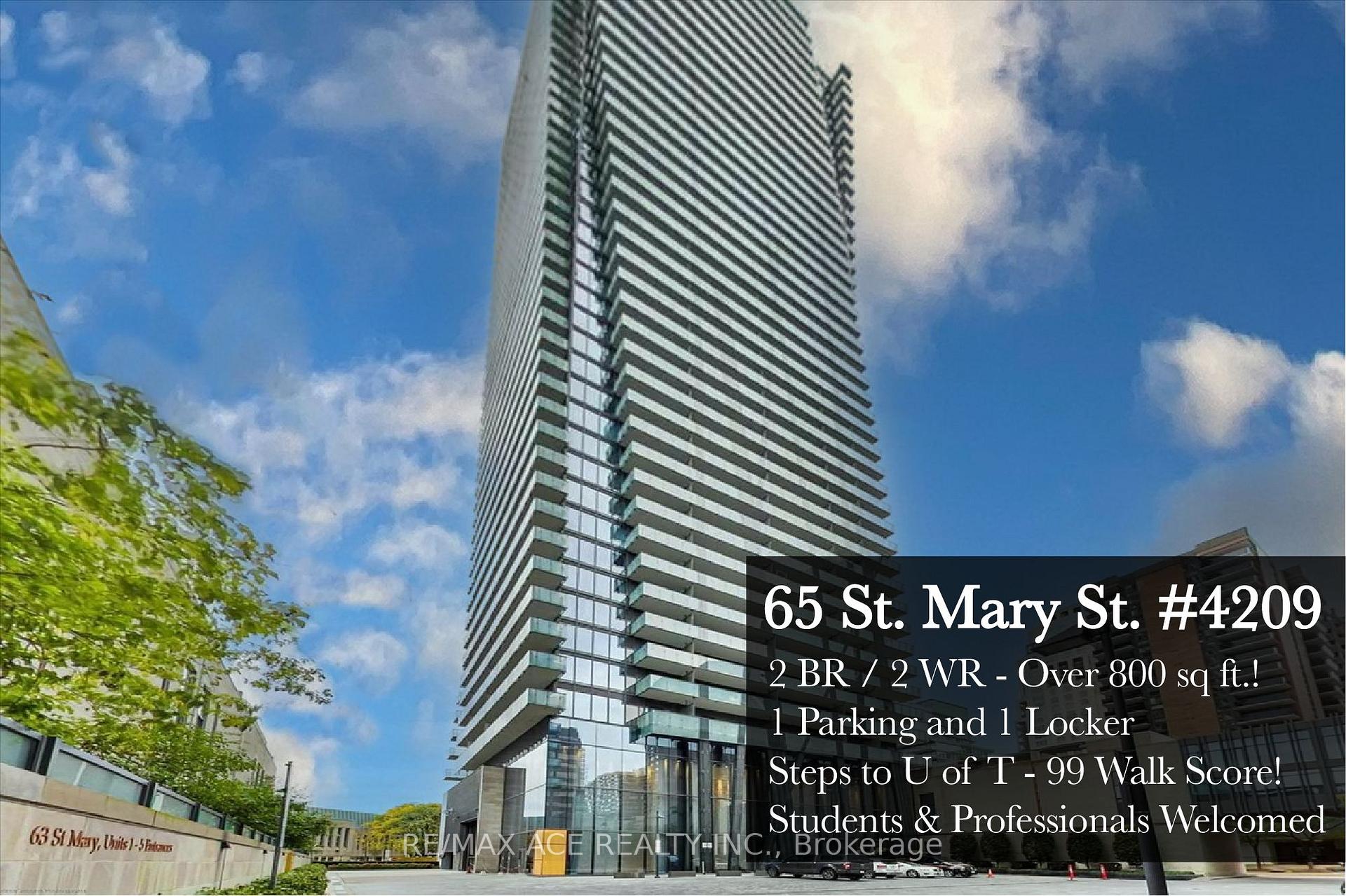 65 St Mary Street 4209, Toronto C01, ON M5S 0A6