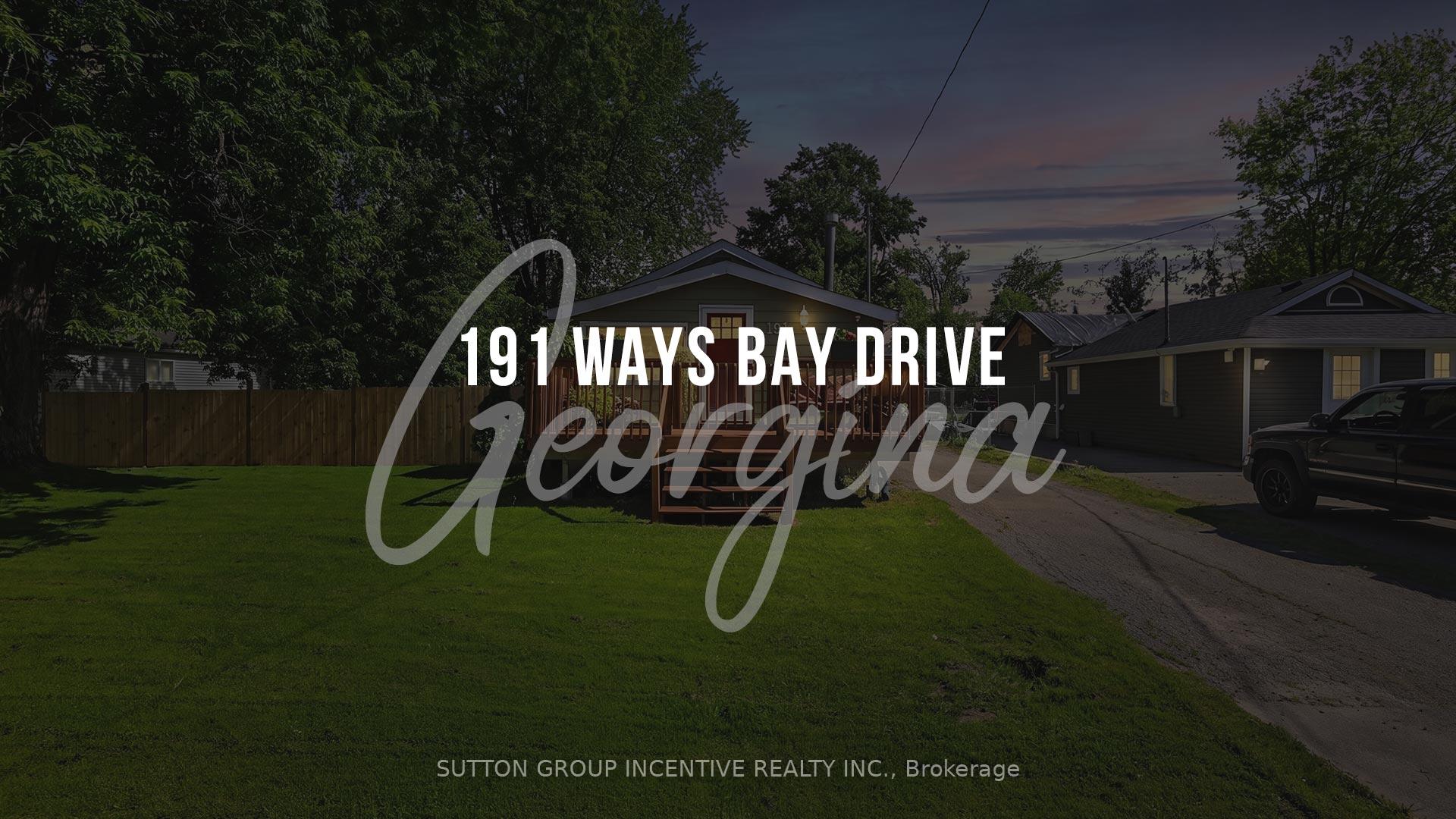 191 Ways Bay Drive, Georgina, ON L4P 2M6