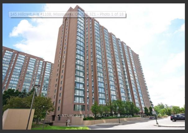 145 Hillcrest Avenue 1108, Mississauga, ON L5B 3Z1