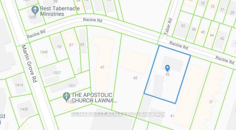43 Recine Road S, Toronto, ON M9W 2Z4 — Toronto W10, Ontario
