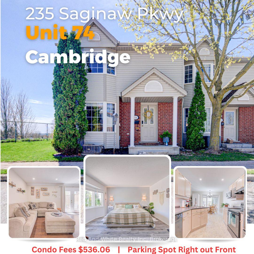 235 Saginaw Parkway 74, Cambridge, ON N1T 1X4 — Cambridge, Ontario