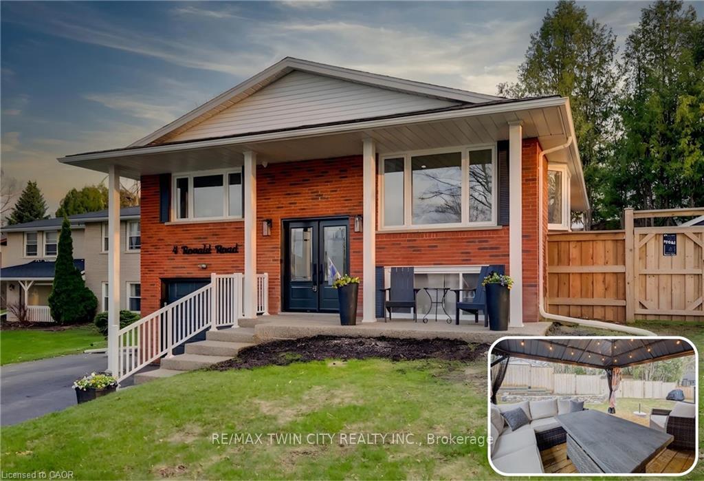 4 Ronald Road, Cambridge, ON N1S 4N1 — Cambridge, Ontario